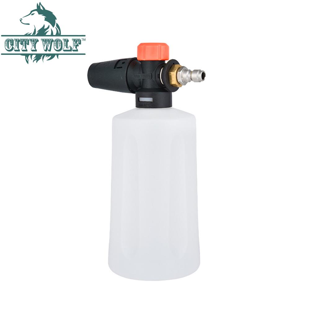 High Pressure Washer Fan Shape Nozzle Snow Foam Nozzle for All Kinds of Car Washers Car Cleaning Accessory Deck Foam Bottle