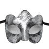 Retro Jazz Flat Head Mask Plastic Half Face Mask Stage Performance Props Halloween Masks  Men