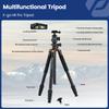 Fotopro 160CM Overview Tripod Camera Tripod Horizontal 360 Tripod Portable Monopod with Ball Head 10KG Load Capacity Quick Release Plate for Travel