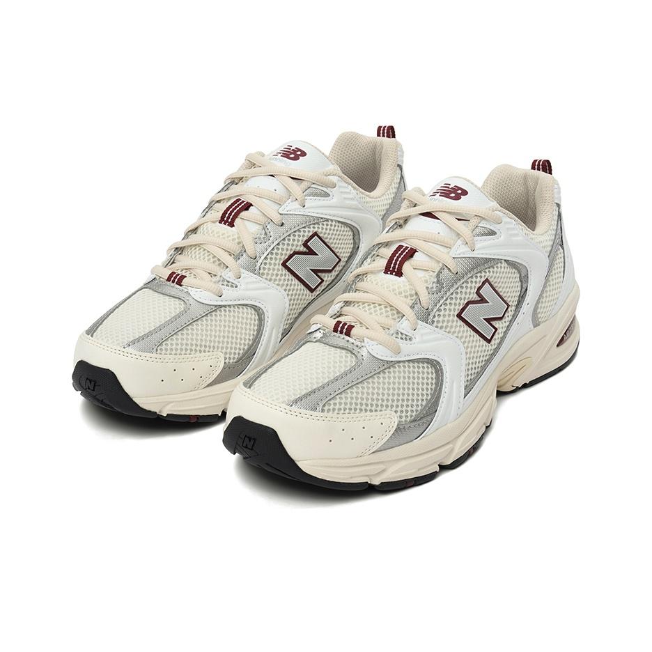 New Balance 530 Sea Salt Mercury Red Unisex Sneakers Cream White MR530SZ