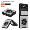 For Samsung Z Flip 3 Case Galaxy Z Flip 4 Cover Phone Case Magsafe Magnetic Fold Holder Military Armor Camera Protection Cover