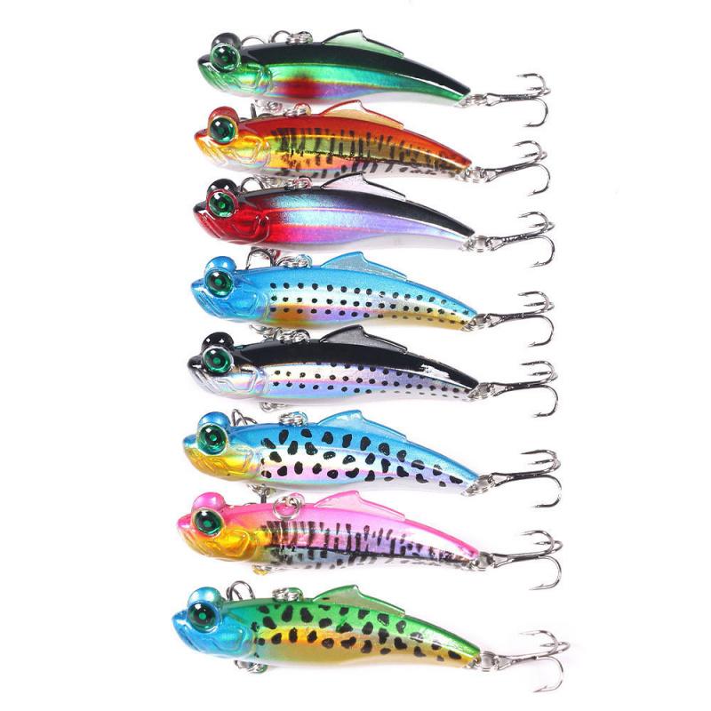 6Sinking HookVIBLuya Bait12.5g5cmReflective Bionic Fishing Lure Set with Sound Beads for Fishing Gear