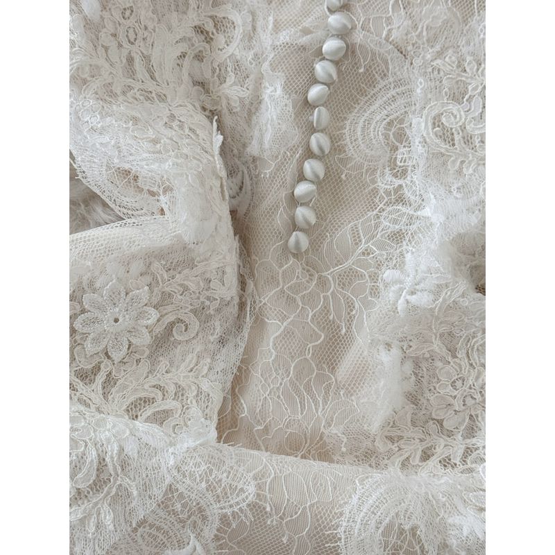 White Lace Feather Slip Dress Summer Fairy Heavy Work V Neck Elegant Birthday Dress Sexy Pure Dress