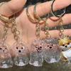 Pet Fur Memorial Pendant: Puppy & Kitten Keychain with Creative Storage Box.