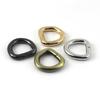 Metal Dee D Rings Buckles for Webbing Backpack Bag Parts Leather Craft Strap Belt Purse Pet Collar Clasp High Quality