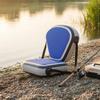 Aufblasbarer Kajak-Sitz mit Rückenlehne, Stütze, Angelboot, Tragbar für Kajakfahren, Surfen