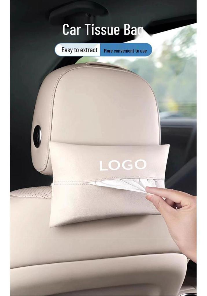 Li Auto Car Armrest Genuine Leather Tissue Box L6/L7/L8/L9/One/I8/I6