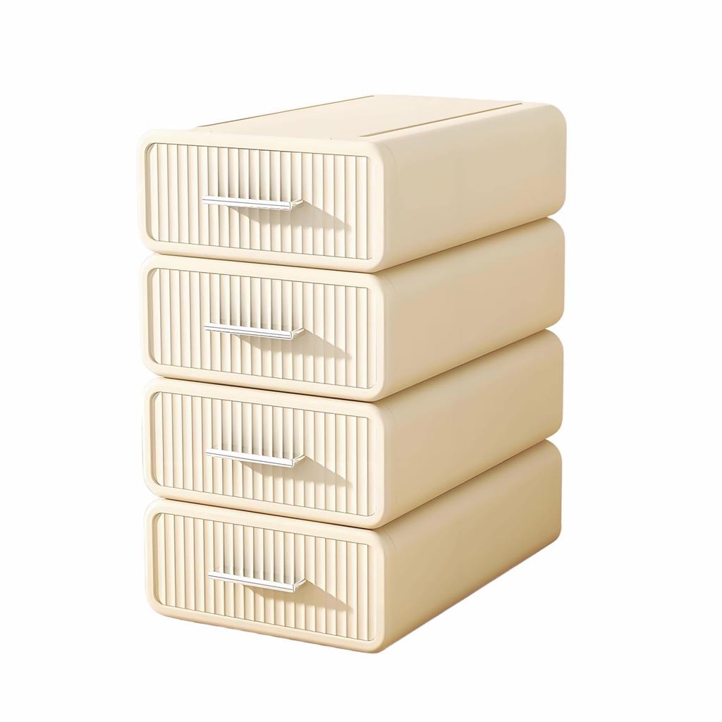 Forthcan Storage Storage Desktop Small Item Cosmetic Stationery Desk Storage Case, Drawer, Box, Storage, Drawer, Storage, Storage, (4)