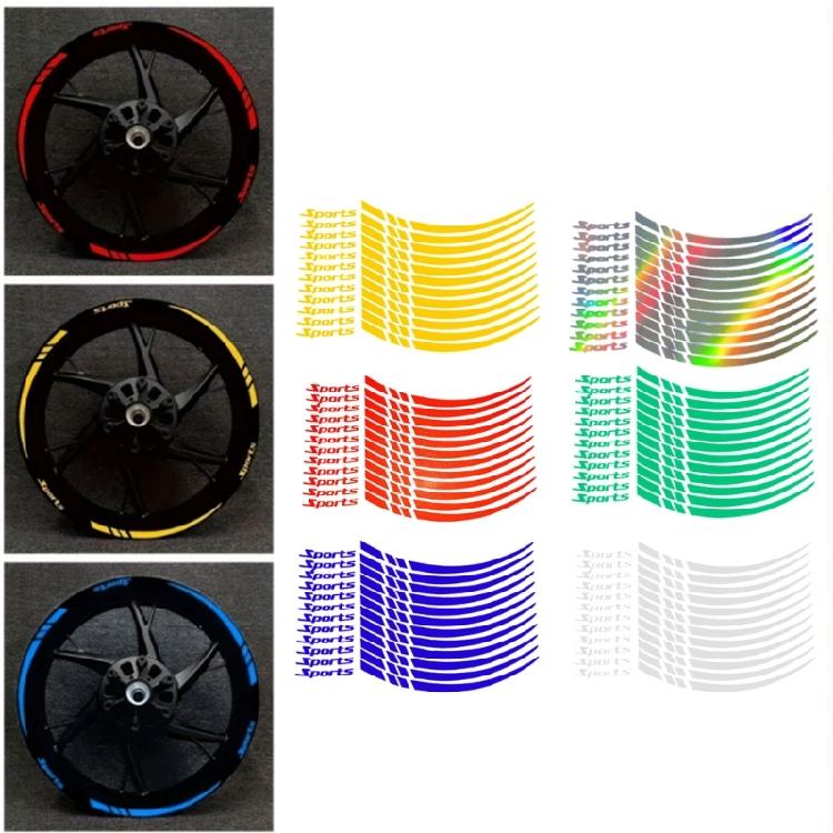 Bicycles Night Reflective Safety Decoration Strips Wheel Rims Reflective Stickers Cycling Reflector Easy to Install