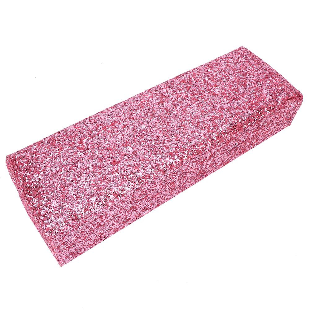 

Блестящие пайетки Нейл-арт Настольный коврик Подушка Подушка Подставка для рук Подставка для рук Инструмент для маникюра Розовый