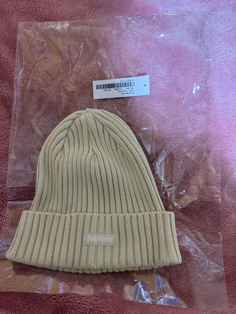 

[Б/У] Вязаная шапка Supreme бежевого цвета
