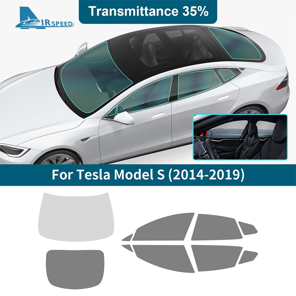 Solar UV Protector Summer Tint Film For Tesla Model S 2014 2015 2016 2017 2018 2019 Car Front Rear Side Window Accessories