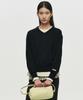 Hoite Niel Cotton V-Neck Knit (Black)