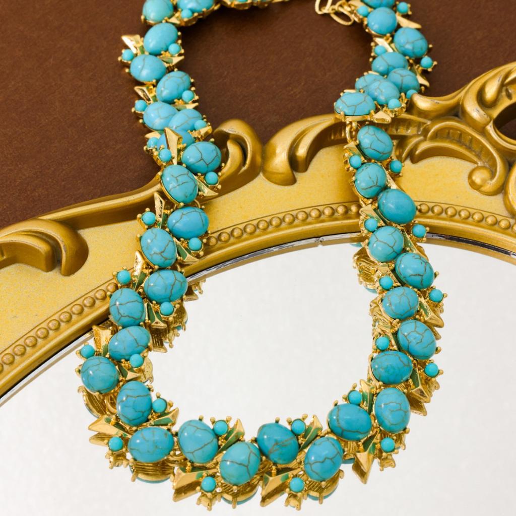 Medieval Vintage Earrings Necklace Women's Middle East Wedding Jewelry Eco-friendly Jewelry