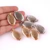 Fashion Album Box Necklaces Magic 4 Photo Pendant Memory Floating Locket Necklace Oval Flower Flash Box No Photos