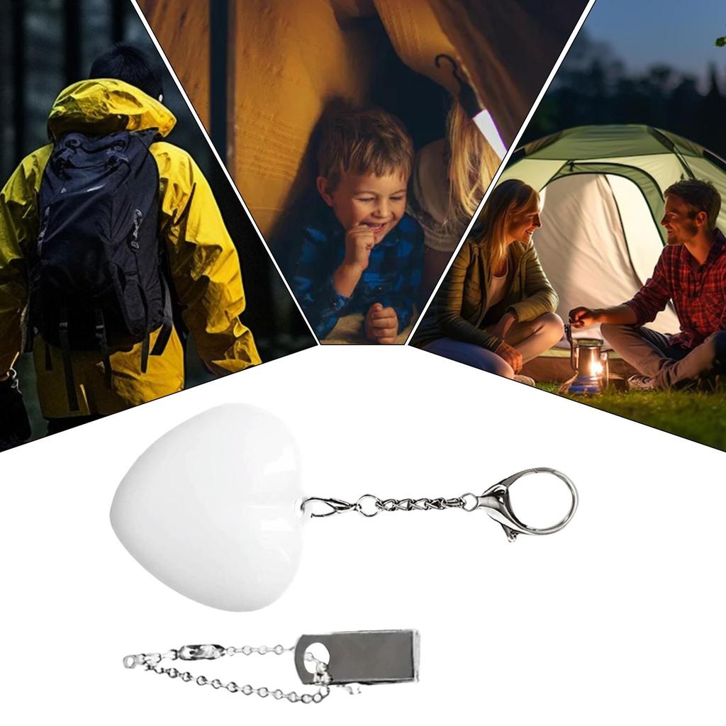 Portable Heart Pattern Touch Sensing Light Portable Handbag Light Led Automatic Creative Gift Purse Accessories