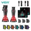VGR Hair Clipper Adjustable Hair Trimmer Cordless Hair Cutting Machine Vector Motor 11000 RPM Barber Combo Clipper for Men V-875