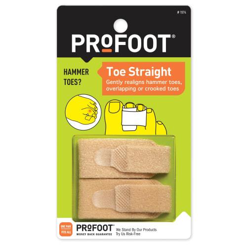 PROFOOT Toe Straight Hammertoe Wrap, 1 Pair by Profoot