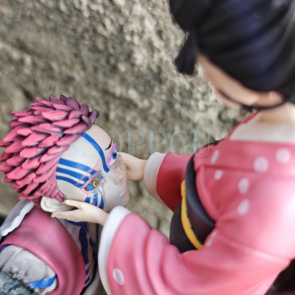 Figuarts Demon Slayer Figure Koyuki Akaza Hakuji Anime Action Toy Kimetsu Yaiba Statue Collection Model Doll ZERO PVC no Poseable Articulated Scale
