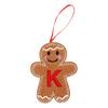 Christmas Gingerbreads Man Decorative Pendant Christmas Tree Pendant Christmas Letter Biscuits Man