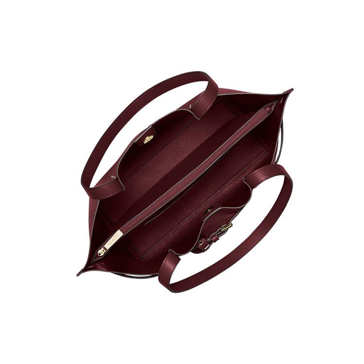 New MICHAEL KORS Emilia Cow Leather Shoulder Bag Large Women's Burgundy 35H0GU5T9T-580