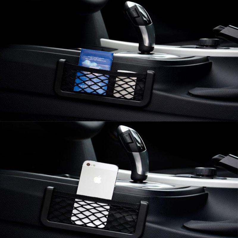 Kompakter Auto-Netztaschen-Organizer - Multifunktionales Innenraum-Aufbewahrungsnetz (15x8cm)