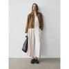 Masimodutti Fluid Turn-Up Hemline Pants
