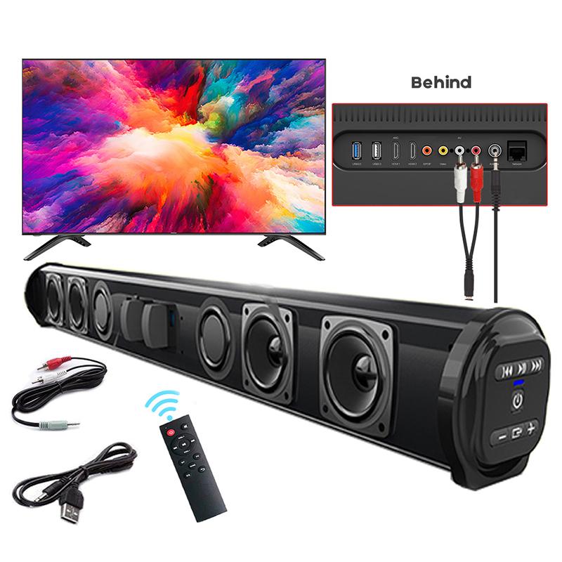 Bezdrátový reproduktorový systém Bluetooth Sound Bar Speaker System Super výkonný zvukový reproduktor Kabelový bezdrátový Surround Stereo Domácí kino TV Projektor