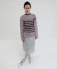Obeodyupeulleeo Stripe Long Sleeve T-Shirt_Navy