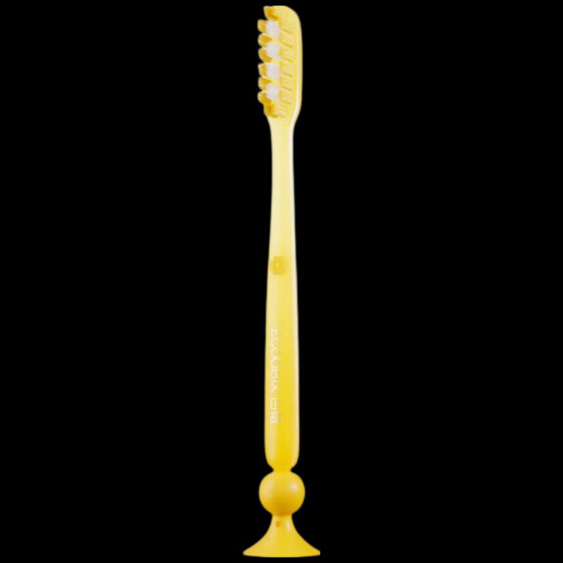 Bai Xi Long Head Soft Bristle Toothbrush with Suction Cup