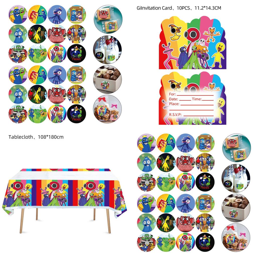 Perfect Party Decorations For Any Occasion Roblox Rainbow Friends Theme