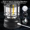 USB Rechargeable Solar Camping Lantern Waterproof Solar Emergency Lamp  Outdoor