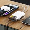 Cutie Sursă de Alimentare DIY 8 Sloturi Carcasă Baterie 18650 Detașabilă Carcasă Sursă de Alimentare DIY Lumină LED Carcasă Încărcare Rapidă USB C