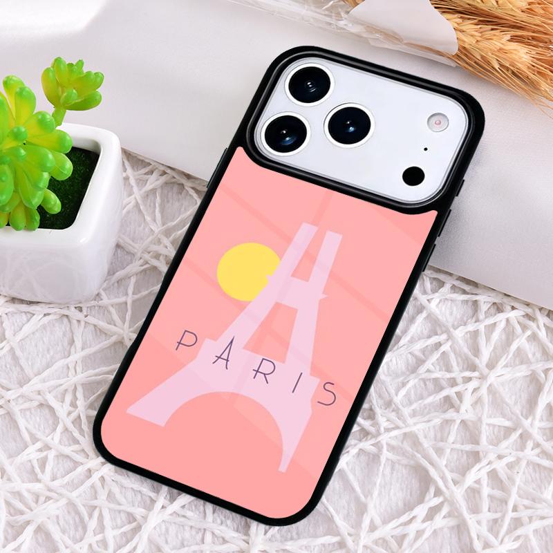 Eiffel Tower Paris Phone Case for iPhone 17 Air 16 15 11 12 14 13 Pro Max Shockproof Cover