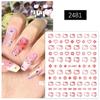 KT Cat Cartoon Nail Art Stickers: Cute Star & Heart Designs