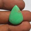 Natural Chrysoprase Gemstone Cabochon 16 Carats Size 23x17 MM Pear Shape, Jewelry Making Craft Supply