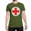 Mens Military Green  T-Shirt ARMY MEDIC Fashion Fancy Dress Stag Weekend