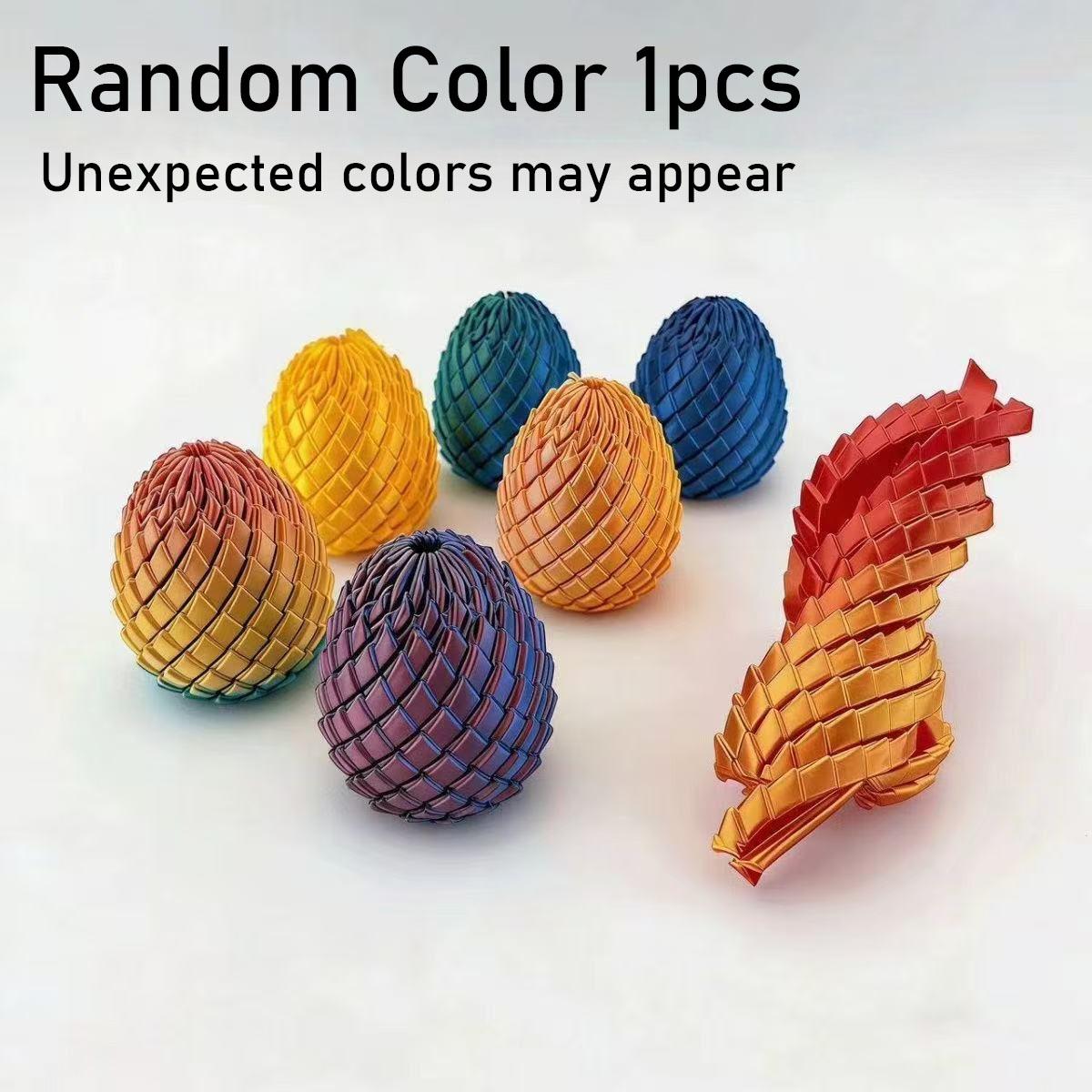 

Transformable Slime Ball Creative DIY Twist Finger Decompression New Dragon Egg Rotation Deformation Scale Ratio Model Toys Playsets