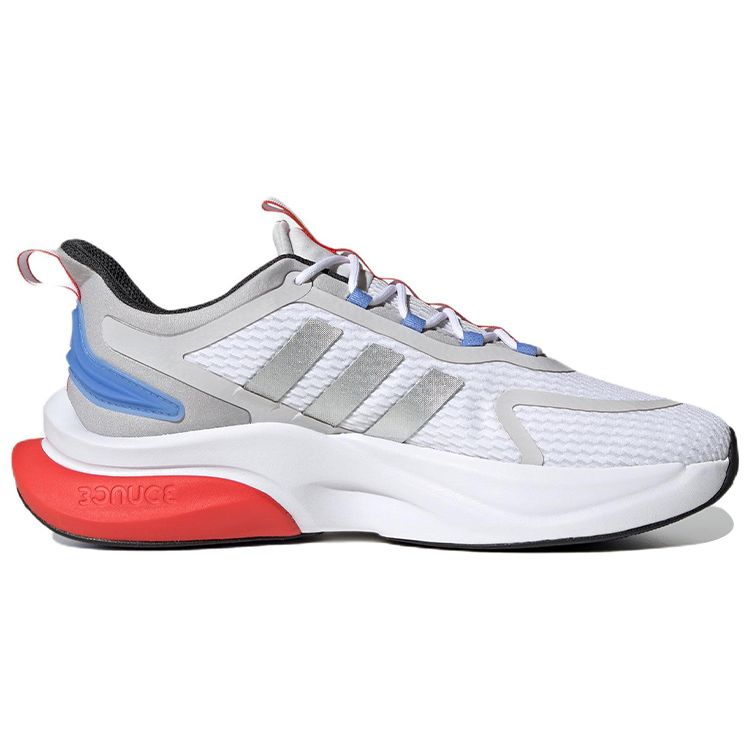 Adidas Adidași pentru bărbați Alphabounce Plus Alb Argintiu Albastru Fuziune Alb-Nor Argintiu-Metalizat HP6139