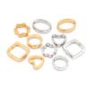 Plastic CCB Plum Blossom and Heart Spacer Beads for DIY Jewelry - Necklace, Bracelet, Earrings Accessories.