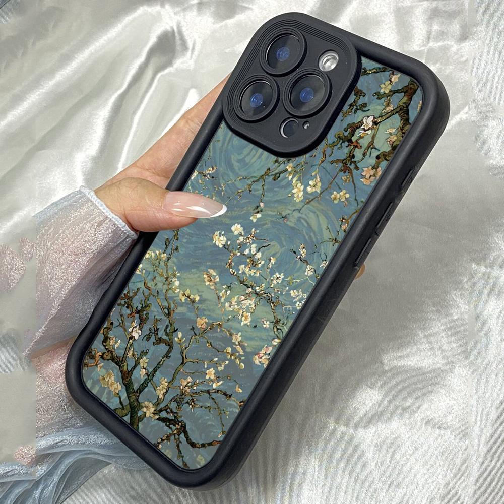 JT9 Aesthetic Vintage Tree Realme 14 15 Huawei P40 Honor 70 90 Infinix Tecno Itel Motorola Google All Model Angel Eyes Soft TPU Phone Case