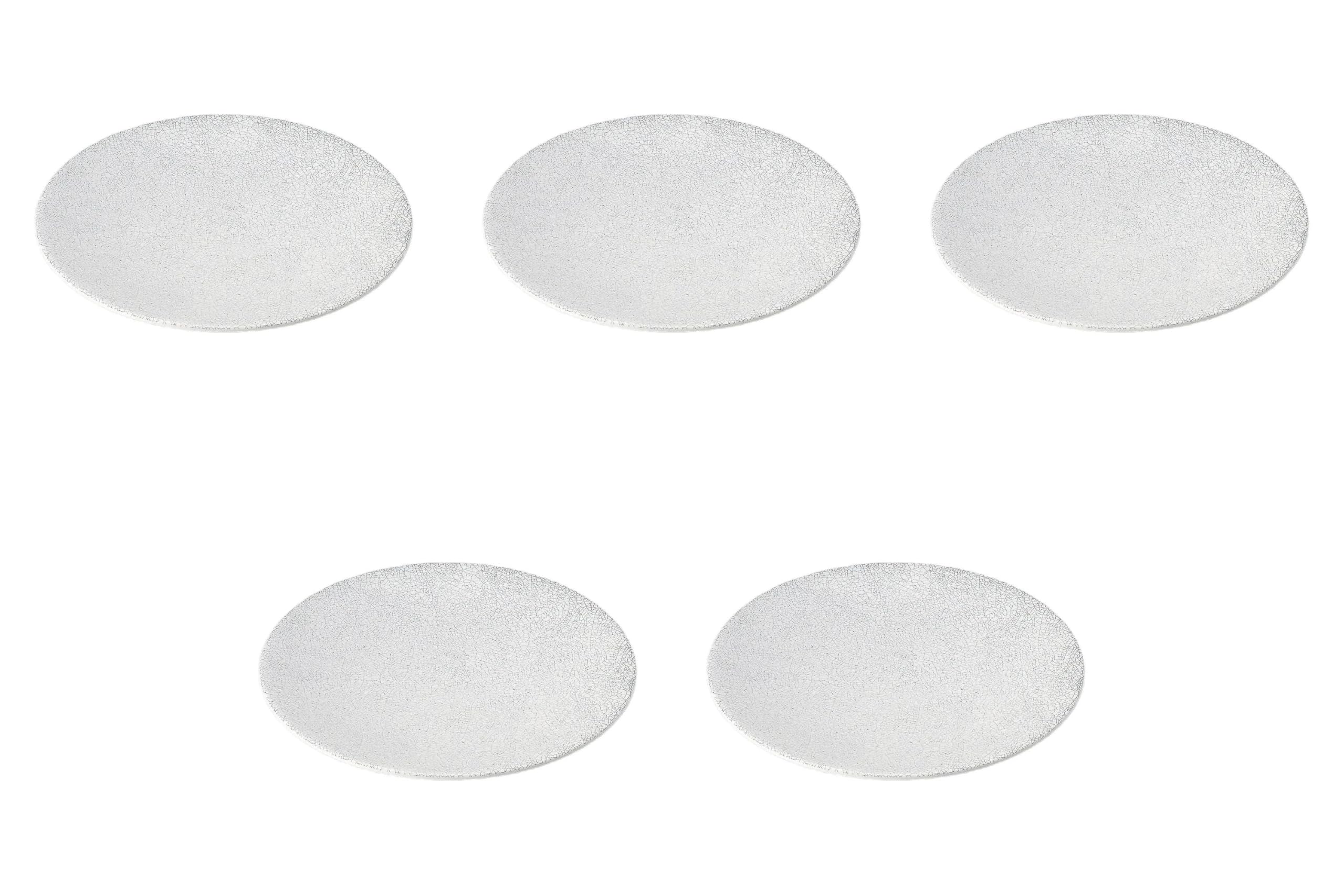 

Set of 5 Round Plates x Large Plates by Setomonohonpo 9-inch (27.7 2.7 cm)