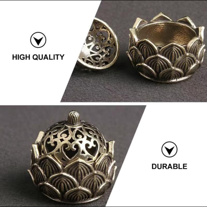 1pc Lotus Incense Holder,Small Inscent Cone Burner,Mini Asian Style Lotus Flower Zen Decor Gift