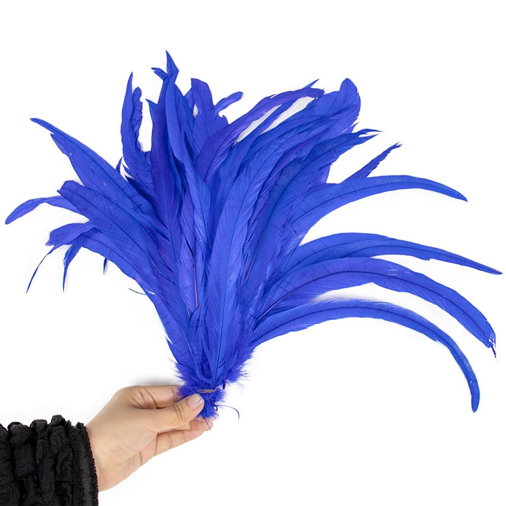 50/100 Stück 25-30cm Hahnenfeder Hochzeitsbasteln DIY Naturfeder Handarbeit Party Feder Karneval Kopfschmuck Dekoration