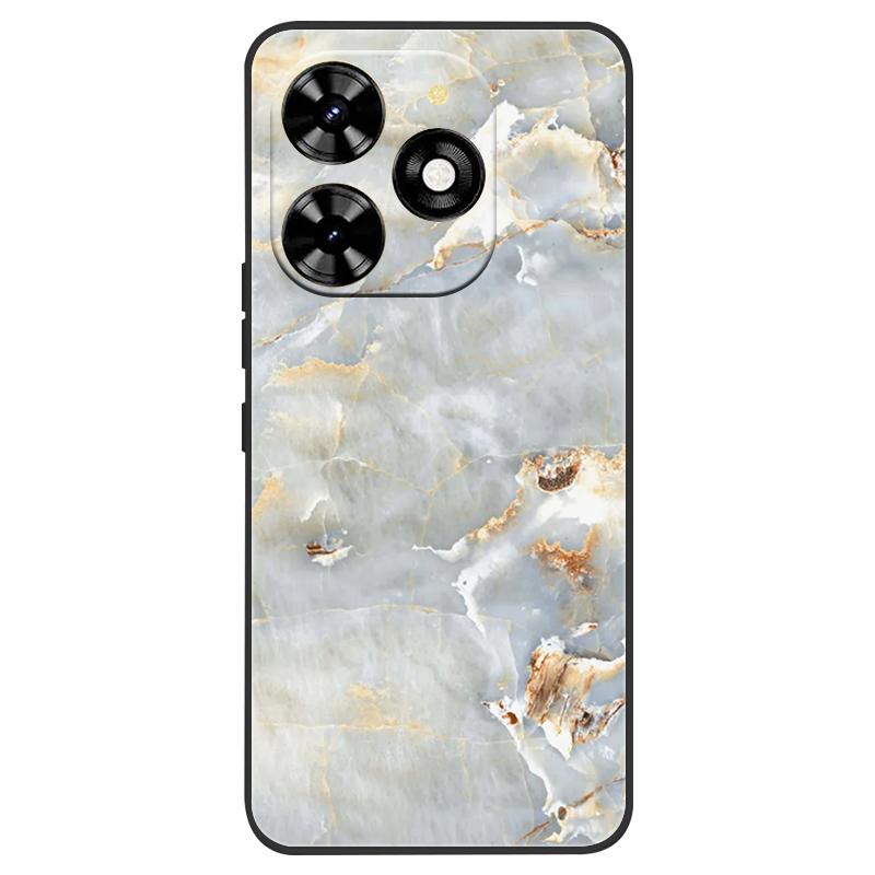 For Infinix Smart 8 Case X6525 Marble Soft Matte Silicone Back Cover For Infinix Smart 8 Pro Smart8 Plus Full Coverage Shell