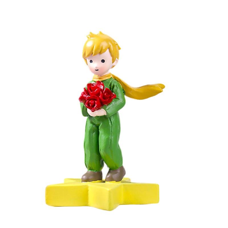 

Высококачественные изделия из смолы Маленький принц Лис Выпечка торта Вечный цветок Мини-украшения Оптом