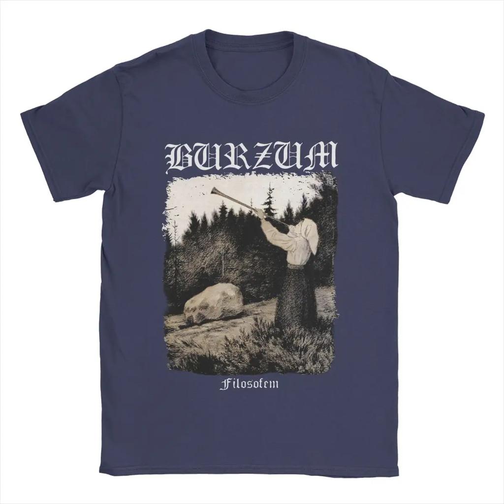 Burzum Sună Trompeta Tricou Bărbați Bumbac Uimitor Tricou Echipaj Gât Tricouri Mânecă Scurtă Îmbrăcăminte Vară