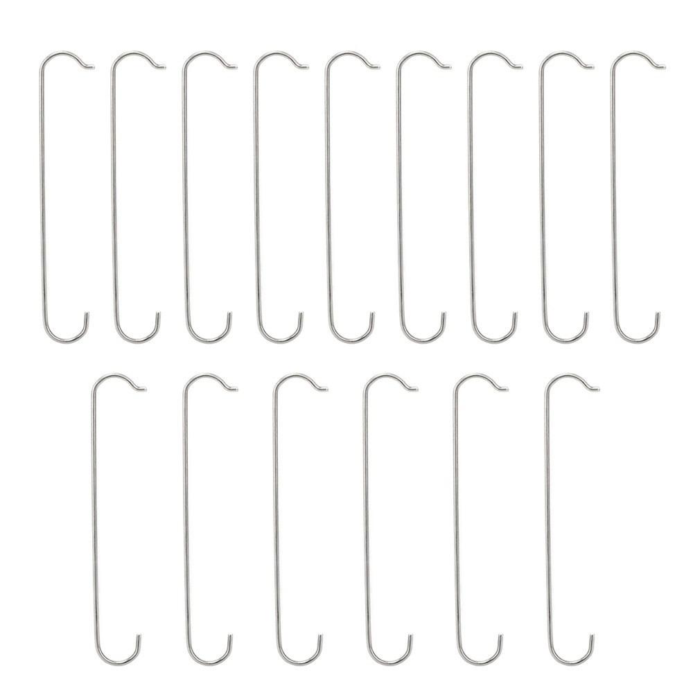 

15PCS 7.7*1.7cm Bike Chain Hooks Stainless Steel Chain Hooks Bicycle Chain Hooks Bike Repair 15PCS