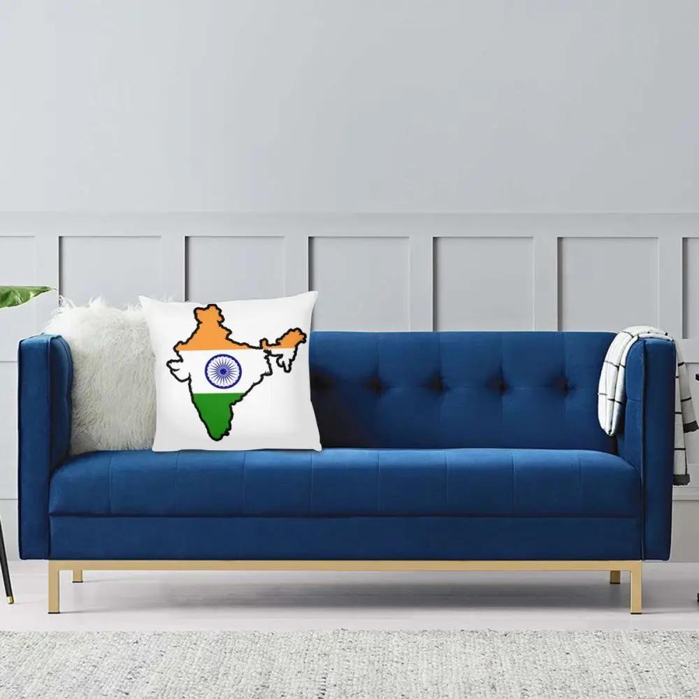 India Flag Throw Pillow Cover Throw Pillow  Cushion Covers