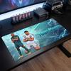 Tappetino per Mouse Grande Personalizzato Kylian Mbappe, Stampa Testo Nome Personalizzato, Tappetino da Scrivania Antiscivolo con Logo Calcio, Regalo per Gamer